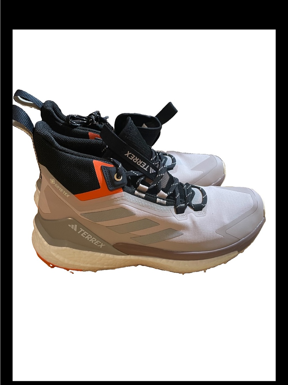 Adidas Terrex Free Hiker 2 Gore-Tex Mid Mens Shoes Brown HQ8384 Size US 8.5
